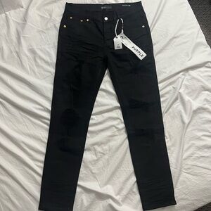 Purple Jeans Black